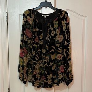 XL Black Rainn blouse with lining